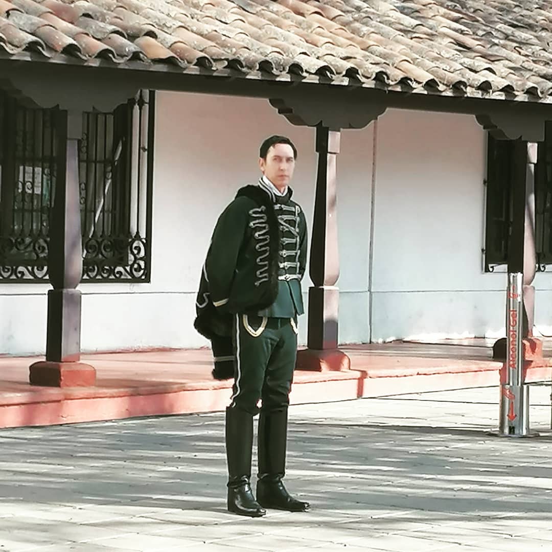 José Miguel Carrera en su hacienda