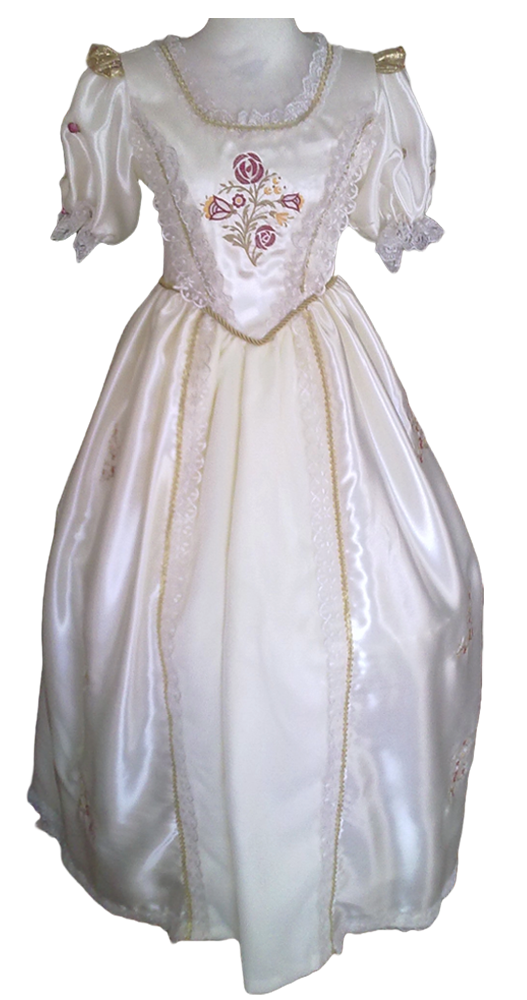 Vestido de niña blanco, siglo XIX